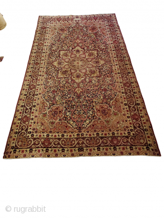 Origin: Lavar-Kerman ; Circa: 1900 ; Size: 7'0" x 12'0" ; Stock# - 37029

All pictures are authentic and un-edited.              