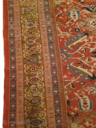Origin: Sultanabad ; Circa: 1900 ; Size: 13'3" x 22'3" ; Stock# 37007 . 

All Photos are authentic and colors are un-edited.           