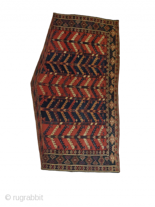 Origin: Asmalyk;
Circa:1880;
Size: 4'4" x 2'4"

Original quality, un-touched, un-repaired Asmalyk rug!


                       
