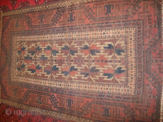 baluch circa 100 years low pile size:94*147 cm                         