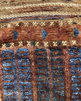 Two complete, large Baluch storage bags. 19th/20th century. I purchased these in Afghanistan in 1972.  They were used in my Yurt for many years and then locked away in a cedar  ...