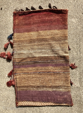 Two complete, large Baluch storage bags. 19th/20th century. I purchased these in Afghanistan in 1972.  They were used in my Yurt for many years and then locked away in a cedar  ...