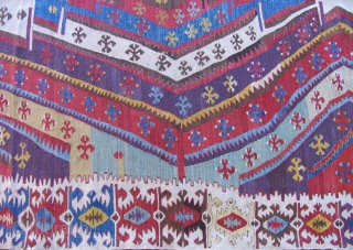 Anatolian Kilim.  19th century. South Eastern Turkey, Malatya region.                       