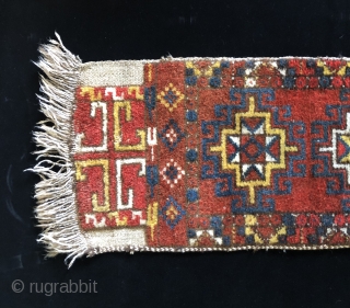 Uzbek tent bag face with side panels. Central Asia/Afghanistan.  Late 19th century.  These are called napramatsch (sp?) and were made as bags that had a face with side panels woven  ...