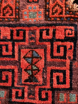 Baluch Pile salt bag.  Afghanistan.  All dyes natural.  Sweet piece with character.                  