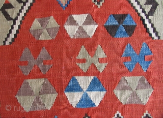 Nice Anatolian Prayer kilim, 19th century.                           