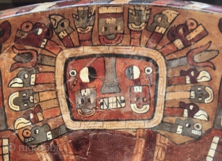 The wonderful graphic quality of this one of a kind Wari tunic fragment speaks for itself, but a careful explanation of its imagery will certainly enhance ones appreciation for this beautiful textile  ...