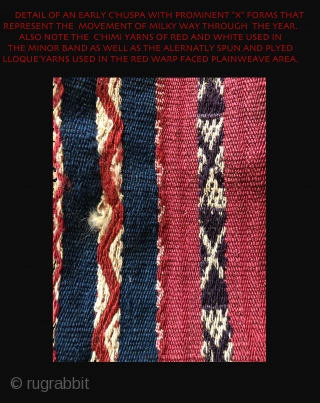 Tutorial part 6 – Structures and designs in Aymara coca bags

Aymara weavings are with a very few exceptions four selvedged, warp faced woven textiles.  I’ve explained the four selvedge concept in  ...