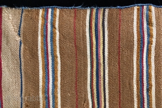 Collection of three 19th century miniature Aymara coca cloths (tari).  Used as the platform or “mesa” for ritual purposes,  these unassuming miniature taris are actually quite rare.  In use  ...