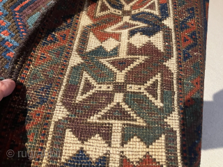 Beautiful 19th century Baluch rug with grand scale. Not quite a main carpet size, but larger than usual for the type. This is an excellent old example, complete and with good provenance  ...