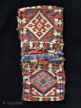 Complete set of miniature Kurdish bags. N.W. Persia - 19th century.  Size 7 x 15 inches.   All colors are good and natural.   A sweet little set of  ...