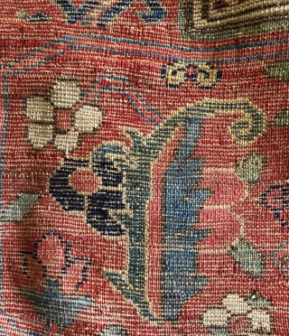 Good and old.  Mina Khani corridor carpet fragment with Yomud-like boat border.  67 x 135 inches. Reasonable.              