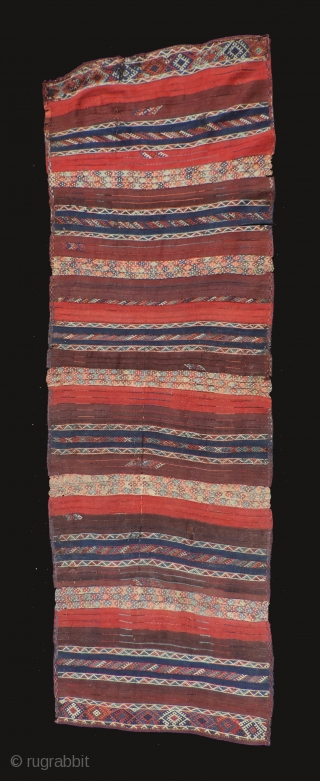 Primitive pile Kurdish rug, East Anatolia. 19th century. All dyes natural. This type of rug is discussed in Hali 100 in an article by John Wertime. a related example is published there  ...