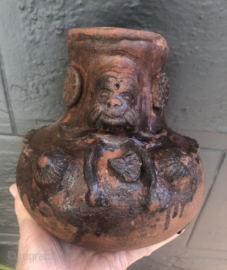 Feeling like this nowadays?  Here's a possible diversion! Strange ceramic from Bolivia.  Probably from the 19th century, it's a unique ceramic pitcher that definitely has a story to tell. The  ...