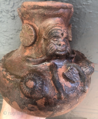 Feeling like this nowadays?  Here's a possible diversion! Strange ceramic from Bolivia.  Probably from the 19th century, it's a unique ceramic pitcher that definitely has a story to tell. The  ...