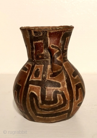 Three Ceramic vessels from the Lake Titicaca Basin. Yampara culture.  A.D. 900 - 1400. All three are in remarkable condition and are very good examples of a rare group of Altiplano  ...