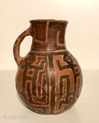 Three Ceramic vessels from the Lake Titicaca Basin. Yampara culture.  A.D. 900 - 1400. All three are in remarkable condition and are very good examples of a rare group of Altiplano  ...