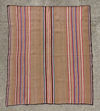 Warp-faced plane weaves are pretty basic.  Some would say they were among earliest loom woven structures from the Andes.  This first half of the 19th century Aymara textile is very  ...