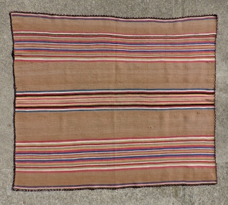 Warp-faced plane weaves are pretty basic.  Some would say they were among earliest loom woven structures from the Andes.  This first half of the 19th century Aymara textile is very  ...