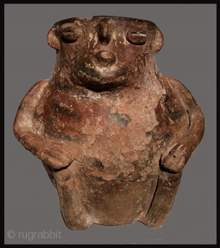 Arte Primitivo. Two Pre-Columbian ceramic effigy vessels from the South Central Andes. Of unknown origin, these vessels have a decidedly more primitive look that distinguishes them from other Lake Titicaca Basin ceramics.  ...