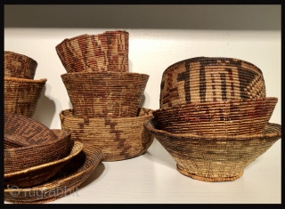 A group of ancient Andean baskets -  all were woven more than 1000 years ago and at more than 12,000 feet above sea level. Additional images and details available upon request.  ...