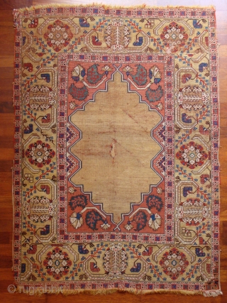 2nd half 17th century ' Transylvanian ' rug. 114 x 160cm                      