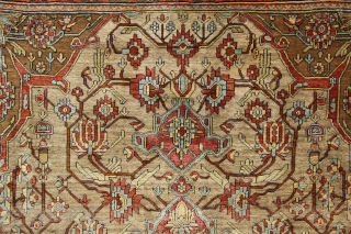 Silk wefted Motashem Kashan in perfect condition 134 x 206cm / 4'3" x 6'9"                   