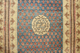18th century Khotan carpet 151 x 336cm                          
