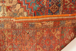 Early 19th century Mudjur prayer rug 4'2" x 5'3" / 127 x 160cm                    