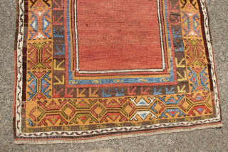 Mid 19th century Konya prayer rug, I love these colours. Few small old repairs .108 x 164cm / 3'6" x 5'4"
Please message me on jamescohen50@hotmail.com or WhatsApp +44 7747 610 248
Thank you. 