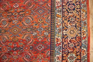 Antique Malayer carpet 10'2" x 13'6" / 307 x 416cm evenly low pile.                    