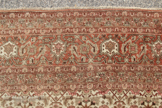 Antique Tabriz with wonderfully decorative colours and subtle allover design. Showing light wear but clean, strong and ready for your floor.
296 x 386cm / 9'7" x 12'6"
You can reach me at +44  ...