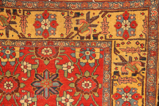 Antique Kurdish Bidjar Mina Khani 4'9" x 9'0"
New arrival being deep cleaned and restored.                   