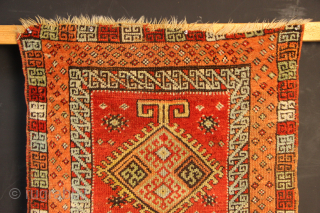 Sivas Yastic circa 1850. Really sweet colours. 66 x 96cm / 2'2" x 3'2"                   
