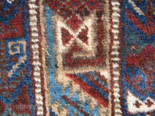 Kamseh rug 4' 11" x 6' 0" in full pile condition with nice color. Blanket-like handle. 

Possibly some other South Persian variety, but I'll stick with Shiraz to be on the conservative  ...