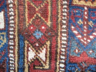 Kamseh rug 4' 11" x 6' 0" in full pile condition with nice color. Blanket-like handle. 

Possibly some other South Persian variety, but I'll stick with Shiraz to be on the conservative  ...