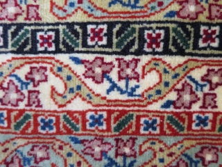 Erivan (Yerivan) Gendje(?) Pattern

Size 3' 1" x 5' 1".  Full pile condition; had been hanging on a wall for many years. Very finely knotted with soft/silky wool. I have had it  ...