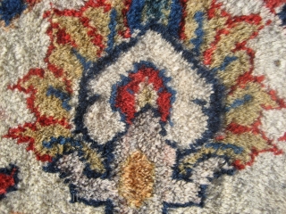 Sultanabad Mahal, 5' 7" X 7' 8", probably circa 1930's.  Beautiful full pile condition and silky soft wool.  Rug is freshly washed and ready for use or resale.   