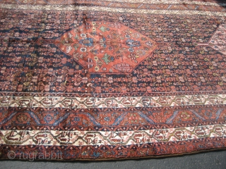 Malayer foyer carpet 16' 8" x 7' 0".  Full pile everywhere, edges are 100% intact and wrapping is in good condition.  Ends are 99.5% intact with a couple of knots  ...