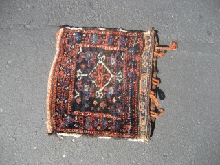 Small Afshar(?) Bag Face Complete With Back

Measures about 14" x 14".  Full pile, very dirty.                 