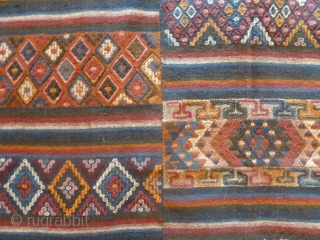 Bhutan, charkeb, around 1950, wool, 123 x 123 cm, excellent condition                      