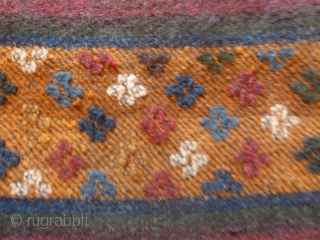 Bhutan, charkeb, around 1950, wool, 123 x 123 cm, excellent condition                      