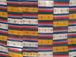 Tibet, blanket, wool, c. 1970, 218 x 123 cm                        