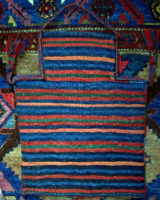 Southern Caucasian salt bag.  Superb condition with original braiding, tassles, and back.  Design pool very similar to mafrash from the region.  Please see my other listings.  Additional photos  ...