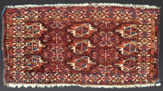 Antique Turkman chuval (Yomud?, P-Chodor?) 99cm x 50cm
Contact jgz10101@gmail.com