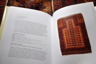 "Baluch Tribal Weavings: The Wisdom Collection" A 'like new' numbered copy of this limited edition, signed by the author.
Includes 72 excellent color plates, photographed by Don Tuttle.      