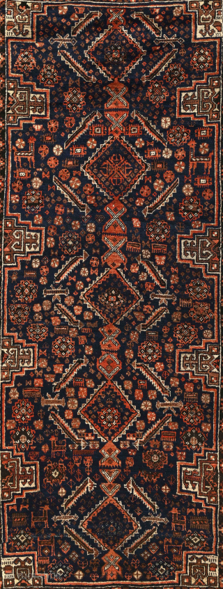 Antique Baluch (Timuri? Salor Khani?) small 5-medallion rug, 38 x 74 inches, very good condition. Second medallion from top contains a Vajra-like device.-- Reasonable.-- Please inquire johnbatki@gmail.com      