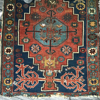 Antique Avar mat, 35 x 46 inches, older than most, excellent colors, only USD 595.- including shipping in the U.S. Please email johnbatki@gmail.com          