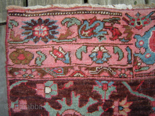 Bijar vagireh with Floral Design on Natural Brown field, 42 x 57 inches. Early 20th century, excellent condition, USD 1350.-  please email me directly at johnbatki@gmail.com      