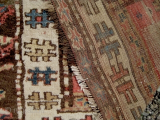 Rare Kurdish, gabbeh-like, tree-of-life rug. Soft and supple handle; some end losses; restoration in middle section. Sides rebound. Natural colours as far as I can make out; late 19th or early 20th  ...